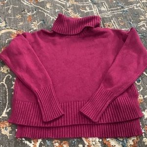 Anthropologie Magenta Sweater Women’s Size X Small Made in Italy‎